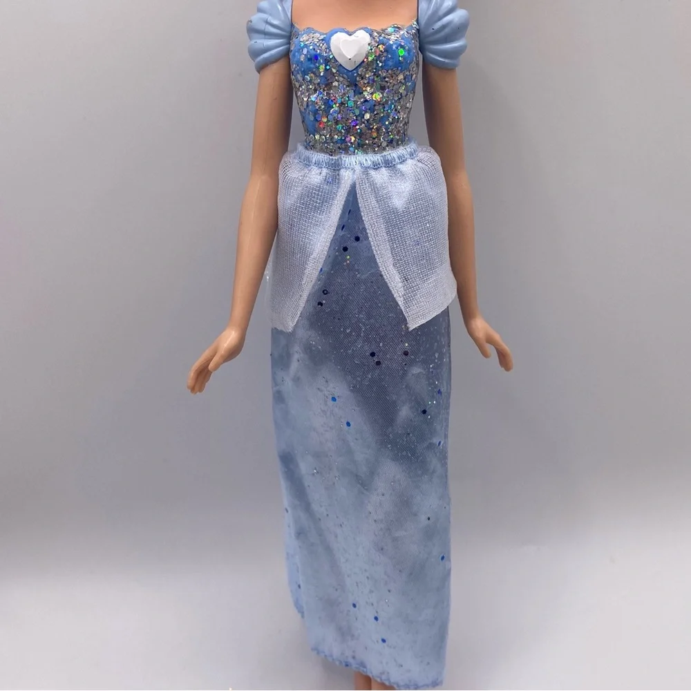 Hasbro Disney Royal Shimmer‎ Blue Princess Cinderella Doll with Blonde Hair Used